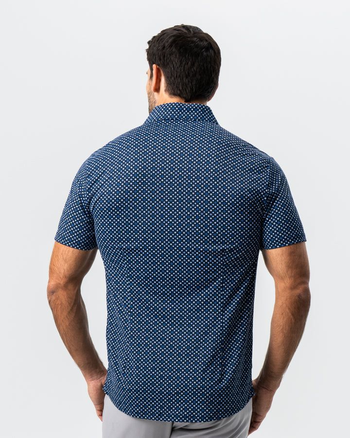 "The Theo" Geo Flower Print | State & Liberty Tops