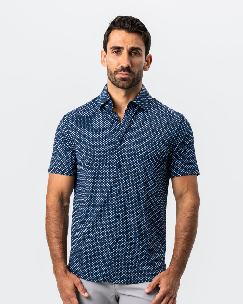 "The Theo" Geo Flower Print | State & Liberty Tops