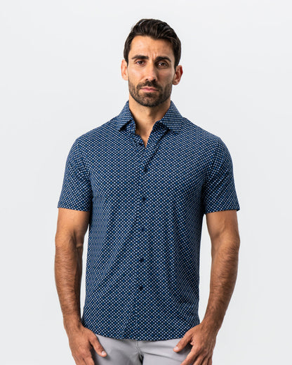"The Theo" Geo Flower Print | State & Liberty Tops