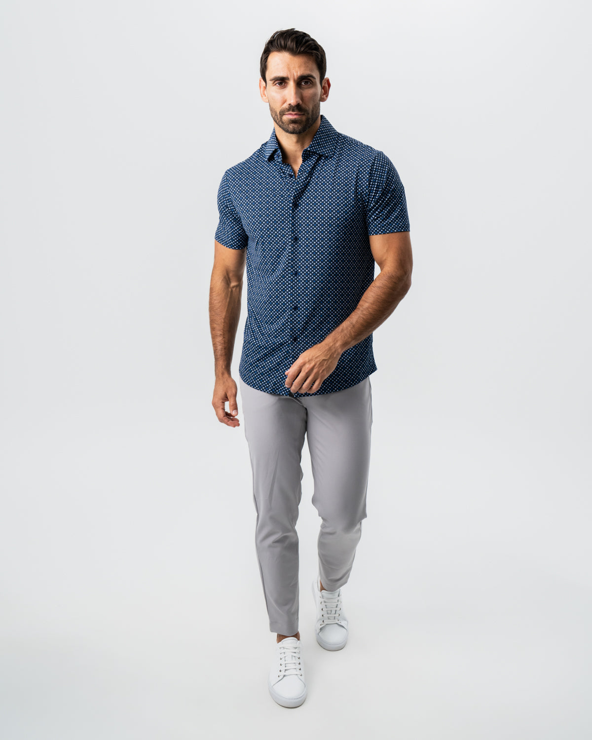 "The Theo" Geo Flower Print | State & Liberty Tops