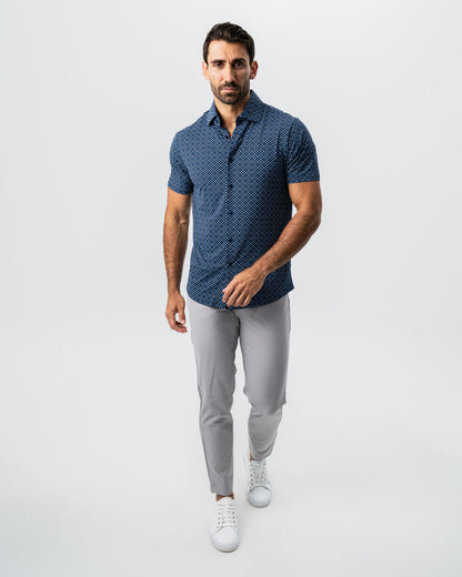 "The Theo" Geo Flower Print | State & Liberty Tops