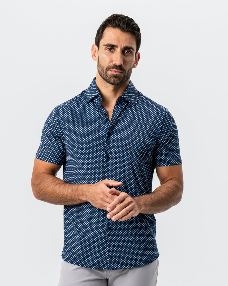 "The Theo" Geo Flower Print | State & Liberty Tops