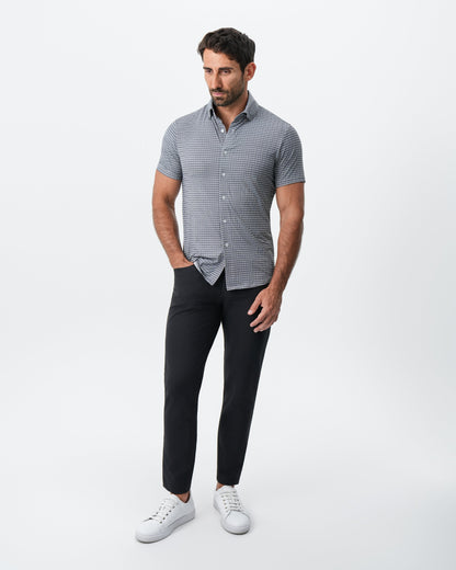 "The Bridgestone" Big Check Grey | State & Liberty Tops