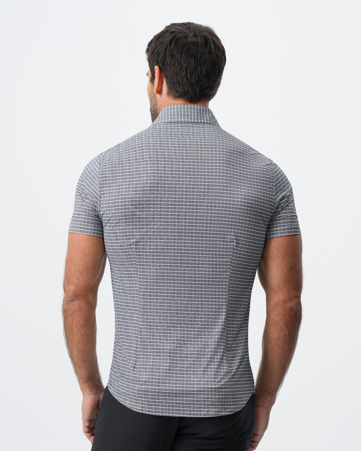"The Bridgestone" Big Check Grey | State & Liberty Tops