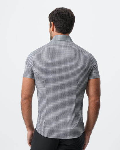 "The Bridgestone" Big Check Grey | State & Liberty Tops