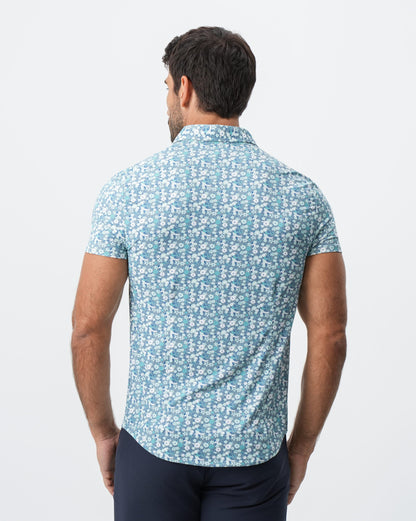 "The Bloom" Grey with Floral Print | State & Liberty Tops