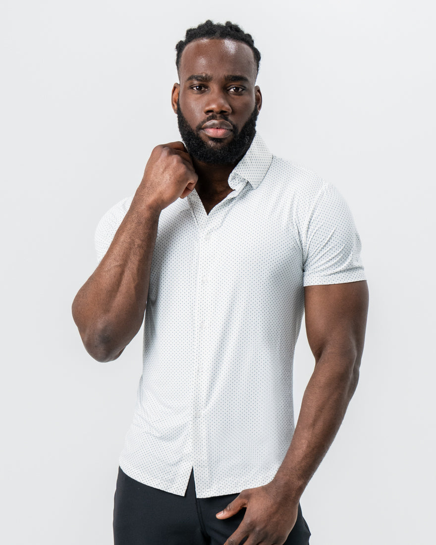 "The Axwell" Black Circle With Dots | State & Liberty Tops