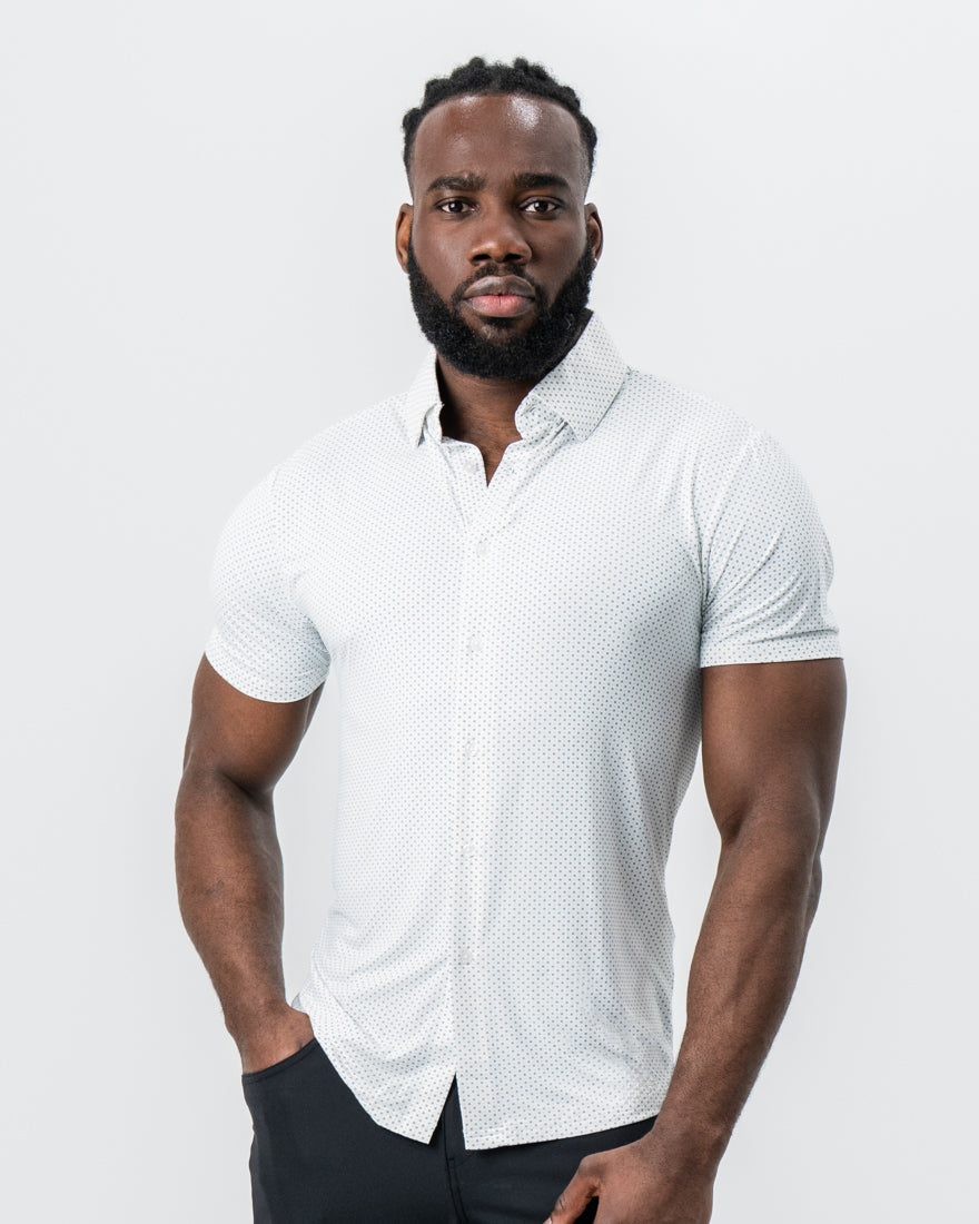 "The Axwell" Black Circle With Dots | State & Liberty Tops