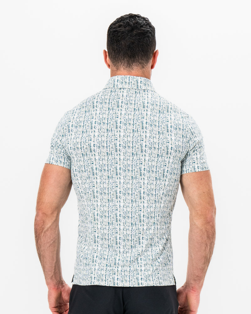 "The Vine" Green & Khaki Sketch Stripe | State & Liberty Tops