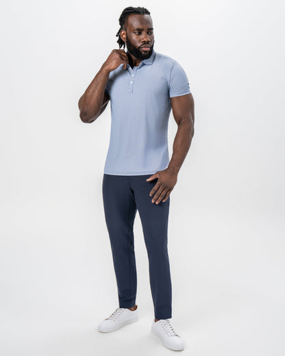 "The Crosby" Navy & White Mini Geo Pattern | State & Liberty Tops