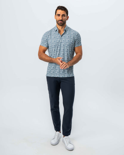 "The Evergreen" Abstract Sage Floral Print | State & Liberty Tops
