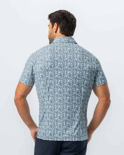 "The Evergreen" Abstract Sage Floral Print | State & Liberty Tops