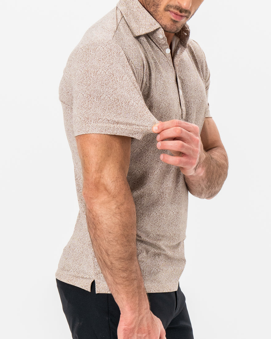 "The Madden" Tan Micro Mini Check | State & Liberty Tops