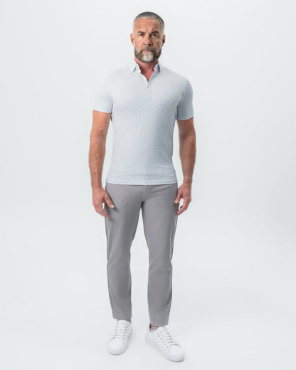 "The Archie" Geo Double Royal Blue & White Square | State & Liberty Tops