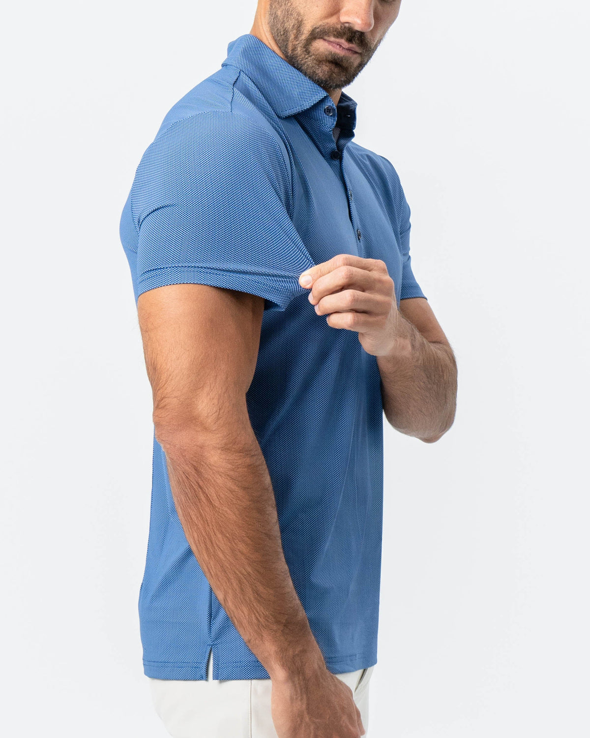 "The Luke" Blue Mini Crown Check | State & Liberty Tops