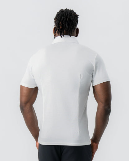 "The Noah" White Pique Polo | State & Liberty Tops