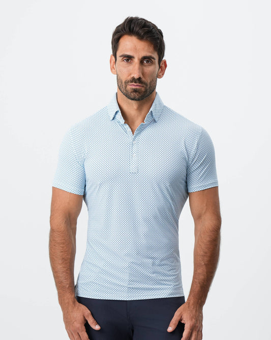 "The Bolt" Light Blue & Navy Cross Diamond | State & Liberty Tops