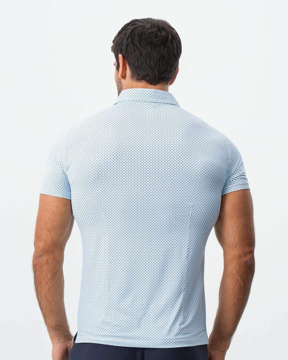 "The Bolt" Light Blue & Navy Cross Diamond | State & Liberty Tops