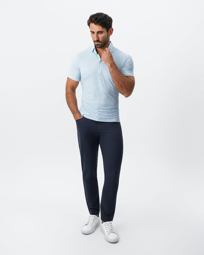 "The Bolt" Light Blue & Navy Cross Diamond | State & Liberty Tops