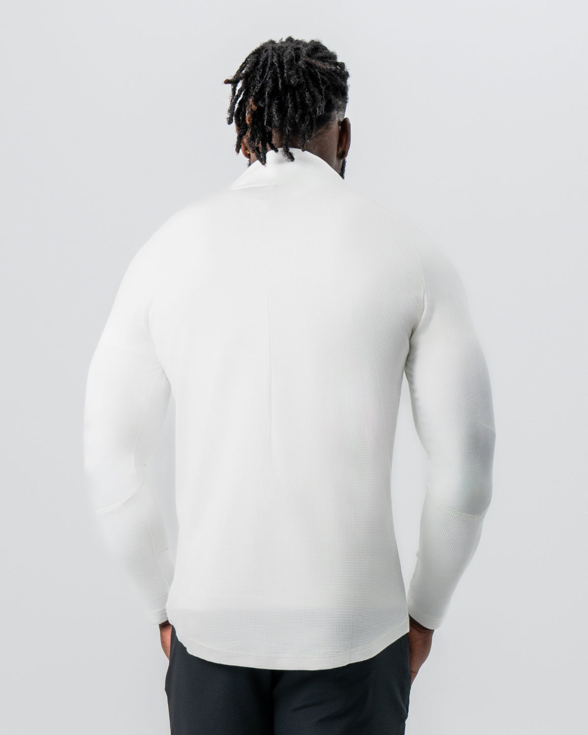 Waffle Knit Quarter Zip - Solid Cream | State & Liberty Tops