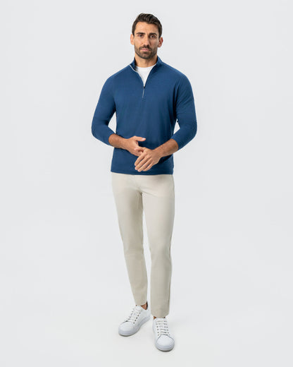 Tech Quarter Zip - Heathered Navy | State & Liberty Tops