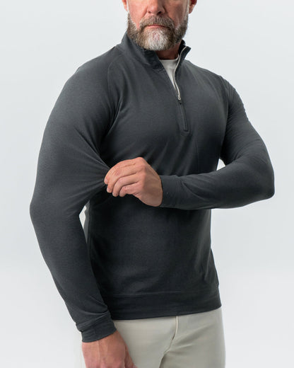 Tech Quarter Zip - Charcoal | State & Liberty Tops