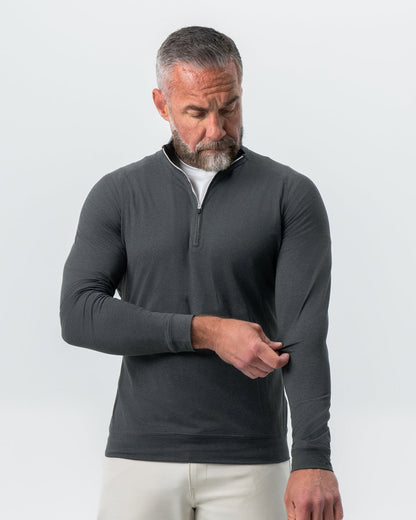 Tech Quarter Zip - Charcoal | State & Liberty Tops