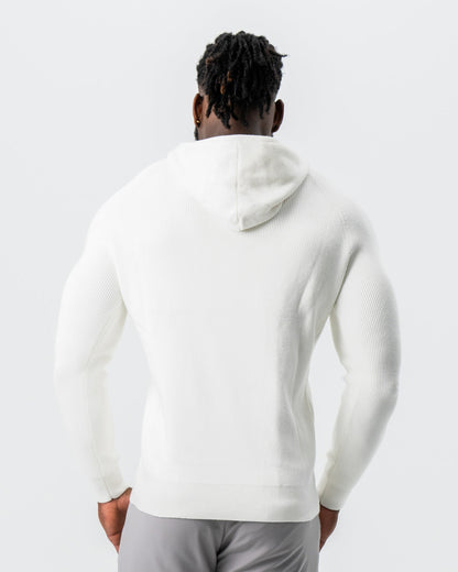 Heavy Knit Hoodie - Cream | State & Liberty Tops