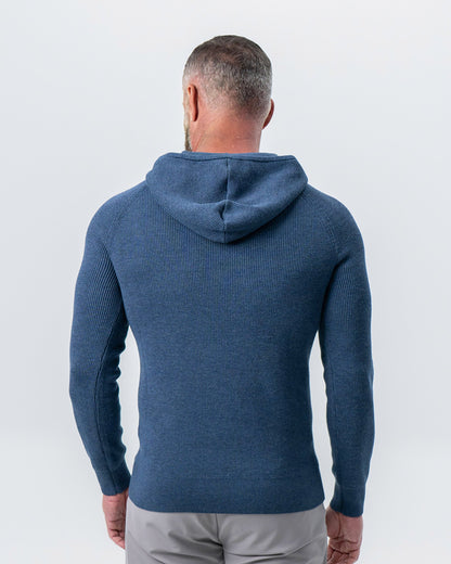 Heavy Knit Hoodie - Navy | State & Liberty Tops