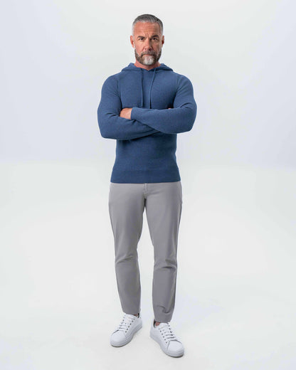 Heavy Knit Hoodie - Navy | State & Liberty Tops