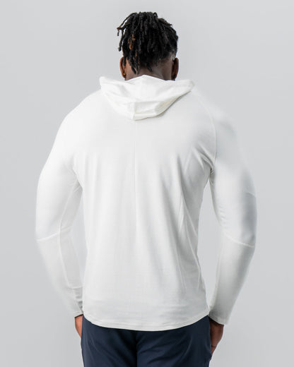 Waffle Knit Hoodie - Cream | State & Liberty Tops