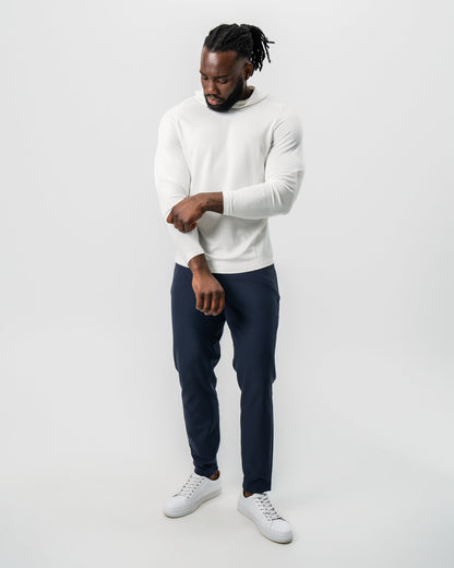 Waffle Knit Hoodie - Cream | State & Liberty Tops