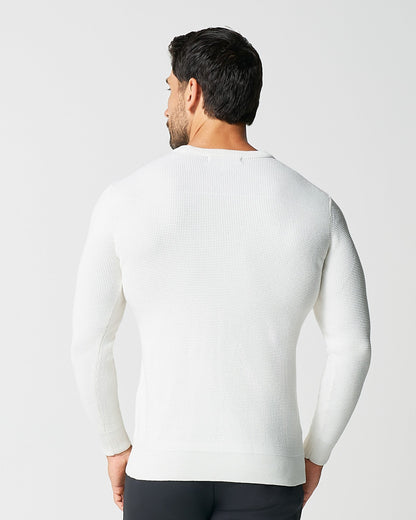 Heavy Knit Crewneck - Cream | State & Liberty Tops