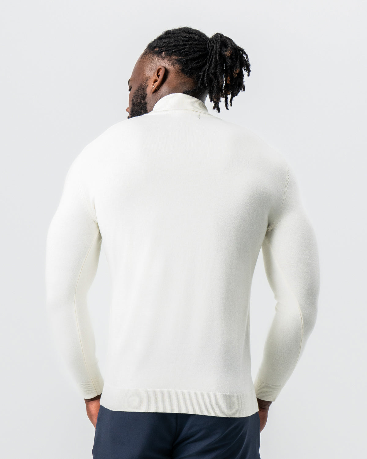 Mid-Weight Wool Turtleneck - Cream | State & Liberty Tops