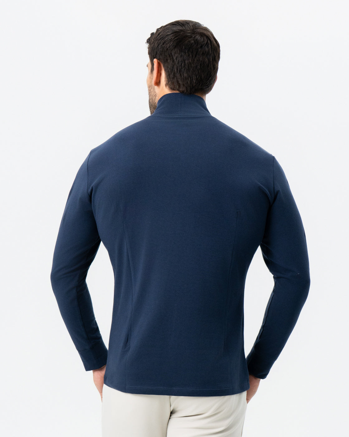 Mock Turtleneck - Navy | State & Liberty Tops