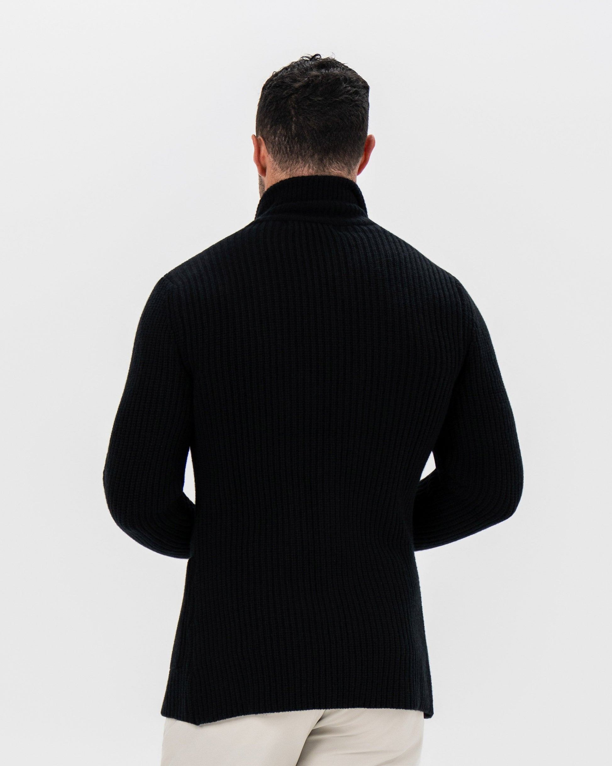 Sweater Blazer - Black | State & Liberty Tops