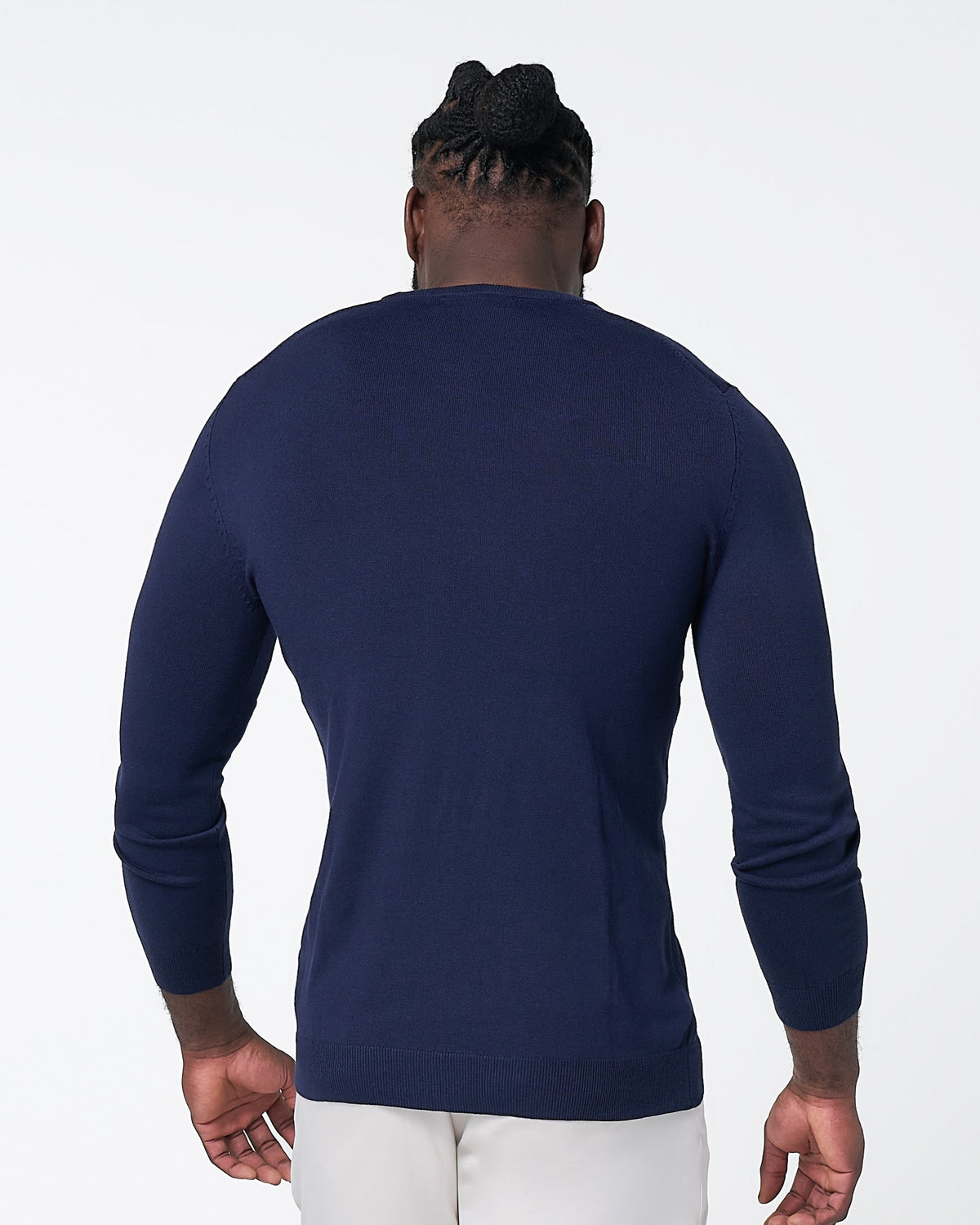 Mid-Weight Wool Crewneck - Navy | State & Liberty Tops