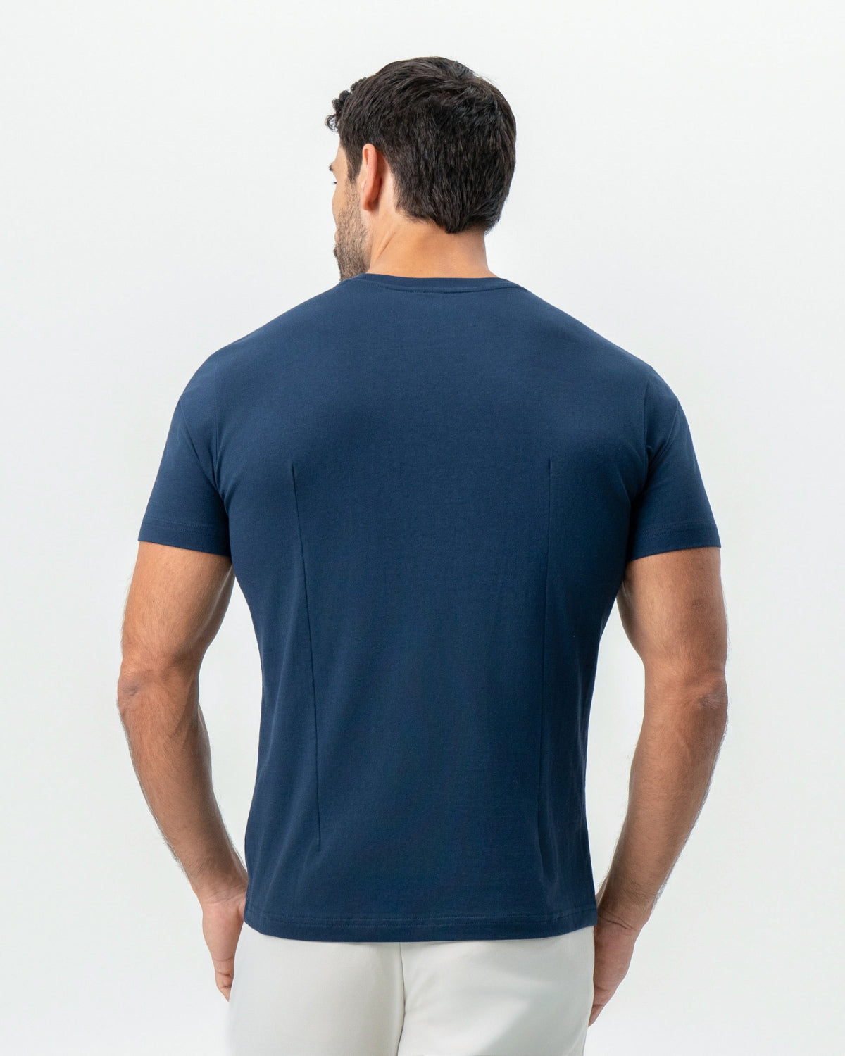 "The Hartford" Navy Short Sleeve Crewneck | State & Liberty Tops