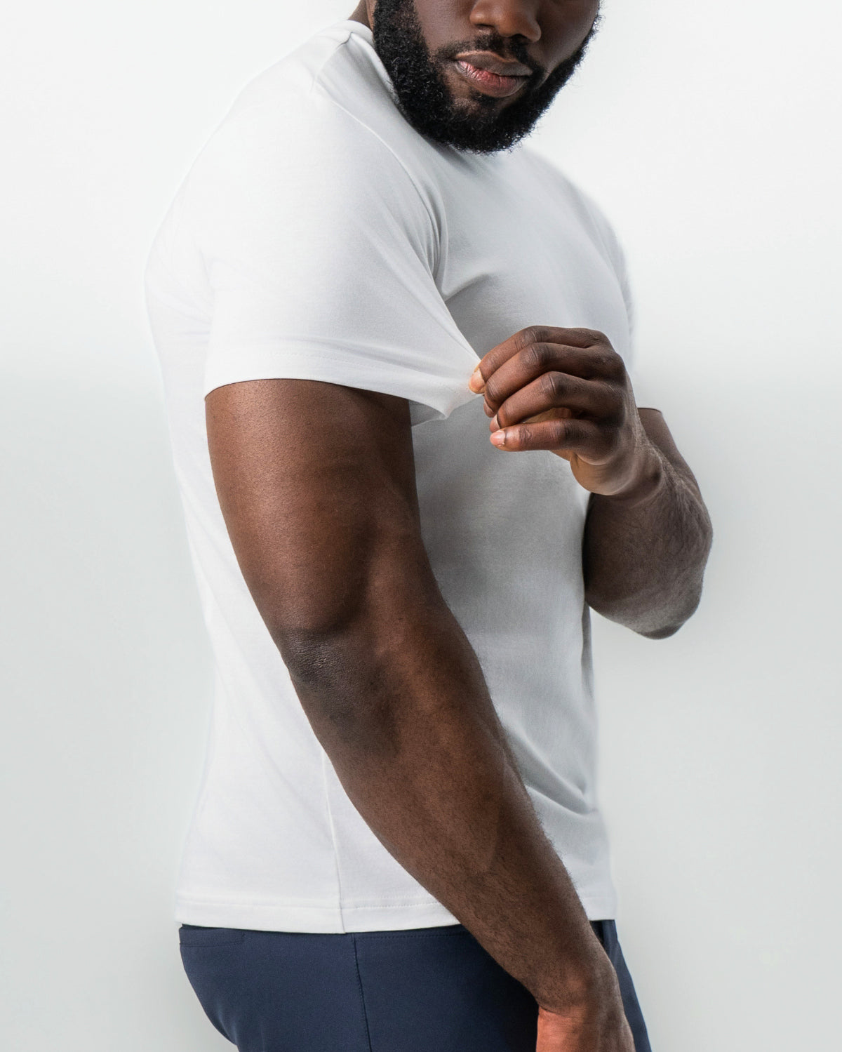 "The Taylor" White Short Sleeve Crewneck | State & Liberty Tops