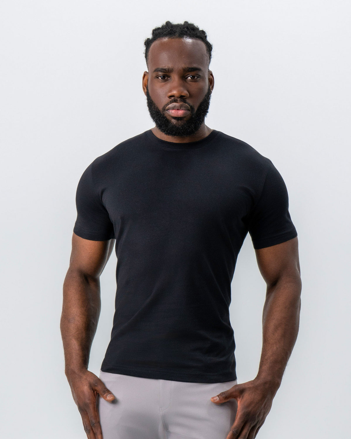 "The Westport" Black Short Sleeve Crewneck | State & Liberty Tops