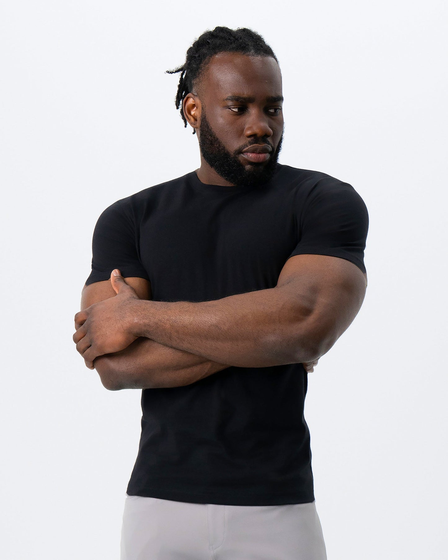 "The Westport" Black Short Sleeve Crewneck | State & Liberty Tops