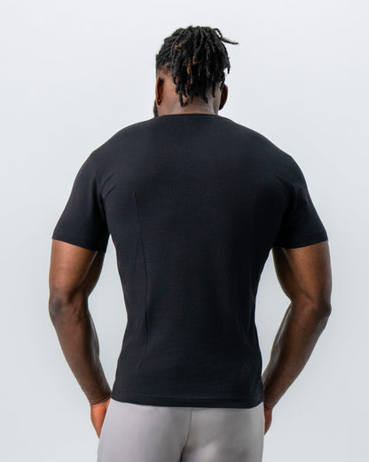 "The Westport" Black Short Sleeve Crewneck | State & Liberty Tops