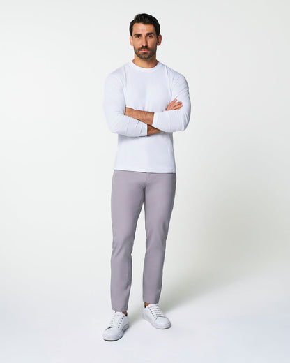 "The Middletown" White Long Sleeve Crewneck | State & Liberty Tops