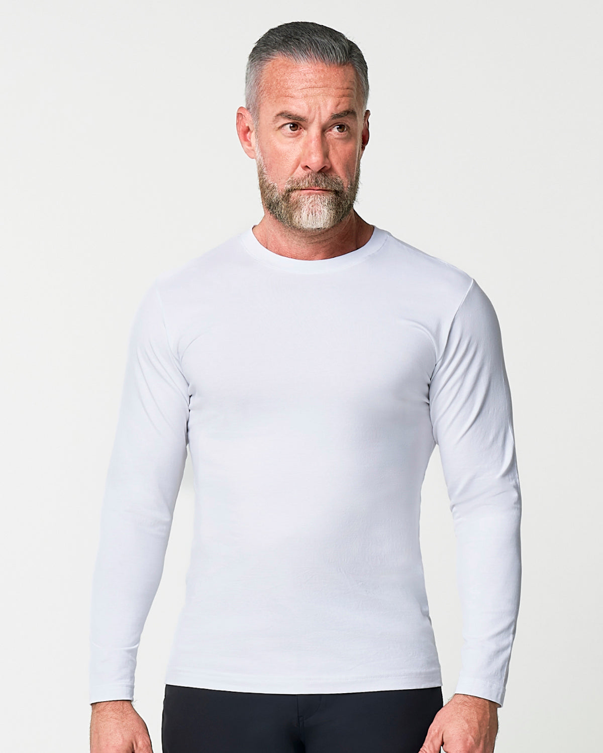 "The Middletown" White Long Sleeve Crewneck | State & Liberty Tops