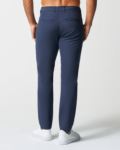 Athletic Fit Stretch Tech Chino - Navy | State & Liberty Bottoms