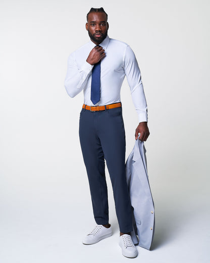 Athletic Fit Stretch Tech Chino - Navy | State & Liberty Bottoms