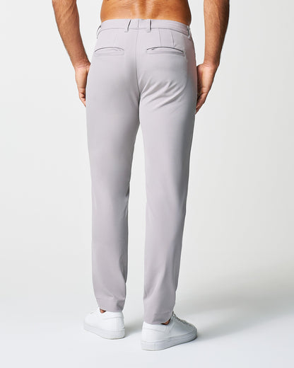 Athletic Fit Stretch Tech Chino - Light Grey | State & Liberty Bottoms