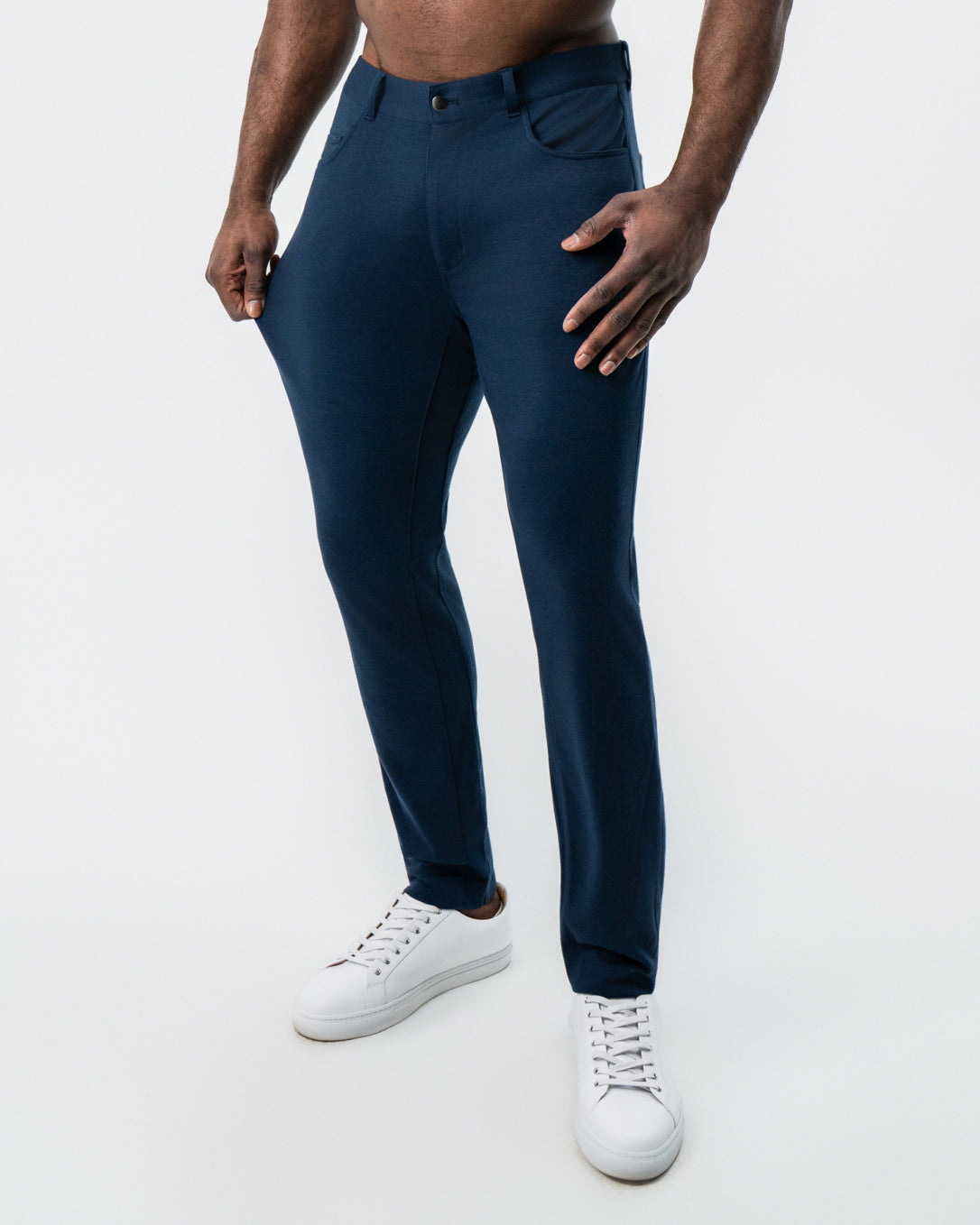 Knit Chino - Navy | State & Liberty Bottoms