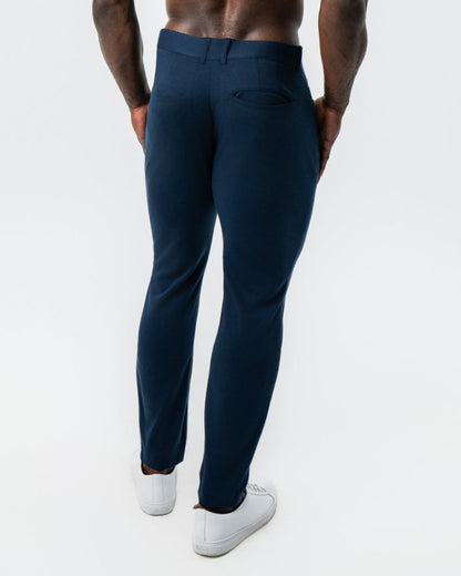 Knit Chino - Navy | State & Liberty Bottoms