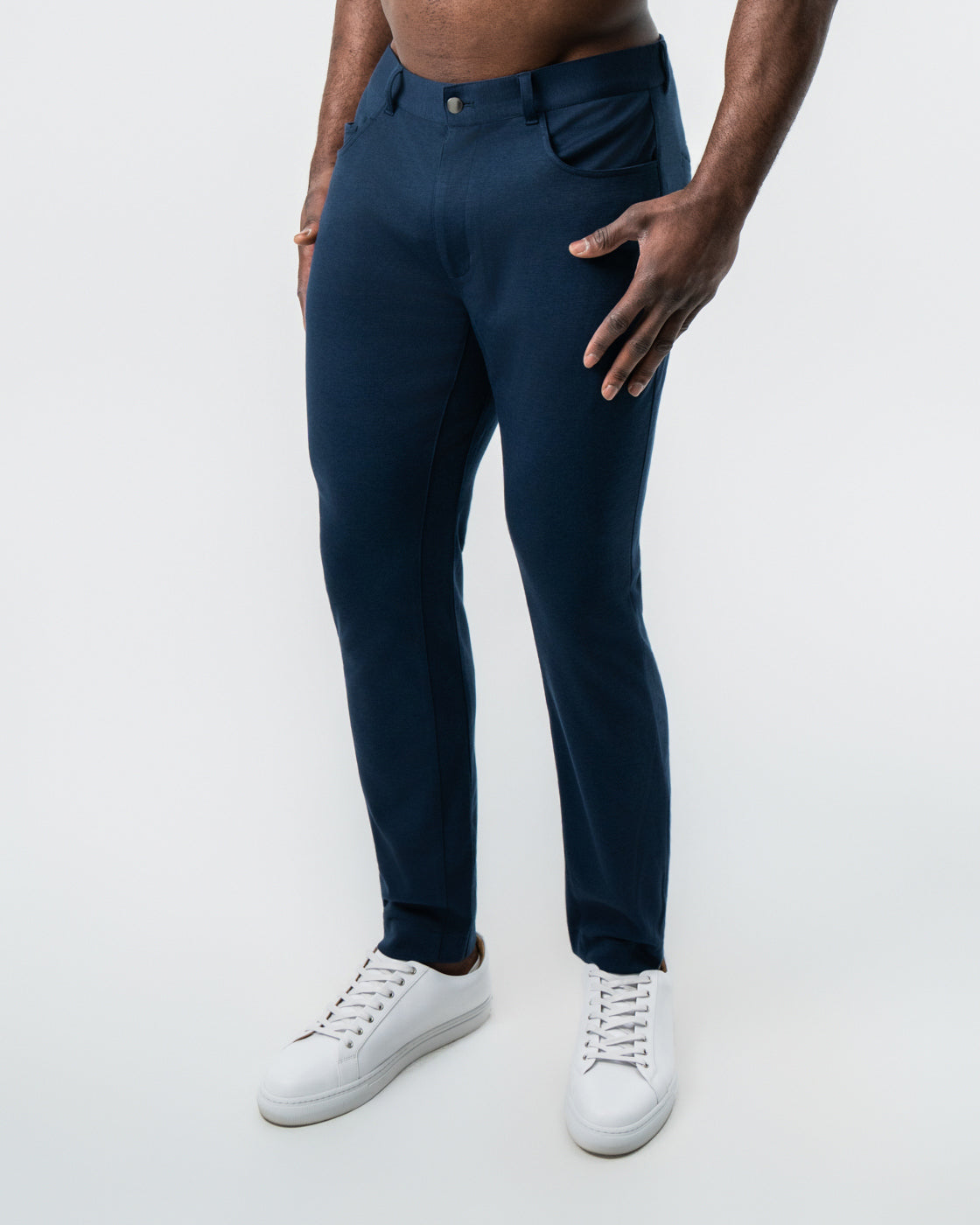 Knit Chino - Navy | State & Liberty Bottoms